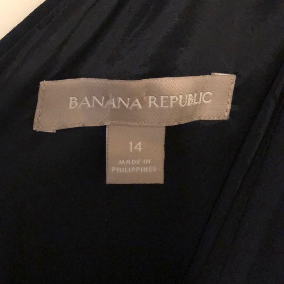 Navy Bana Republic Sheath Dress - sz 14 - Picture 3 of 3